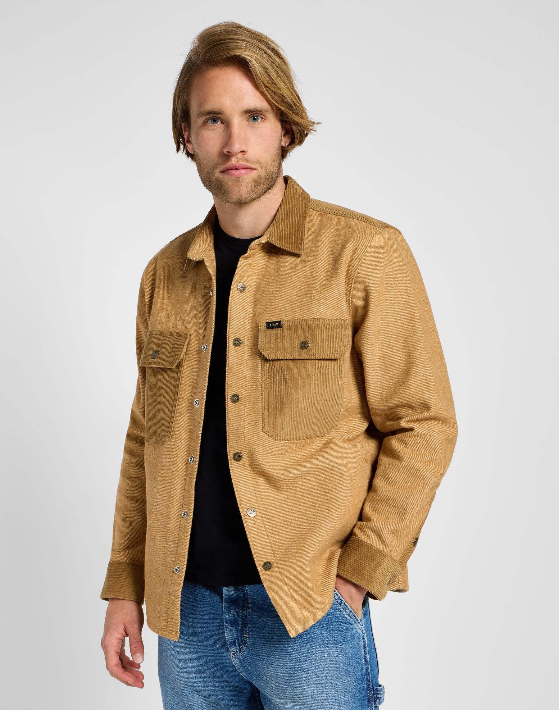 Lee  Langarmhemd Mixed Fabric Shirt 