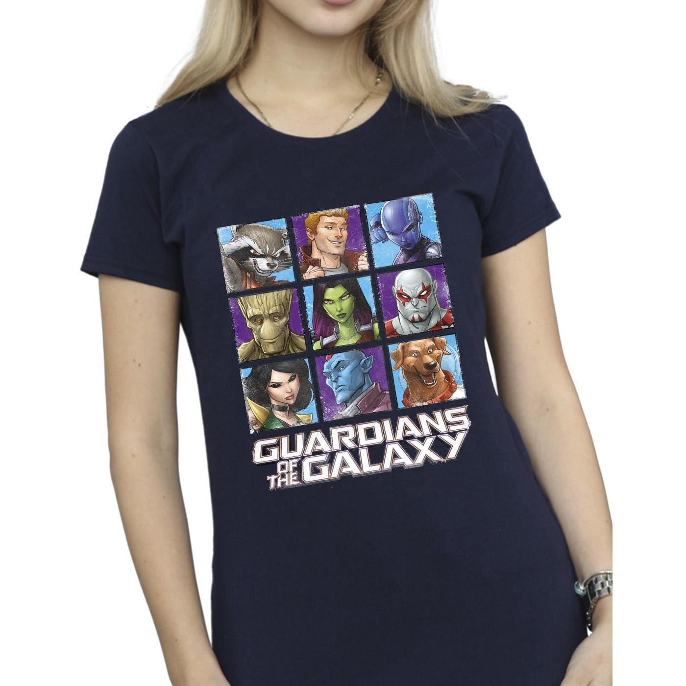 Guardians Of The Galaxy Guardians of the Galaxy Character Grid T-Shirt  