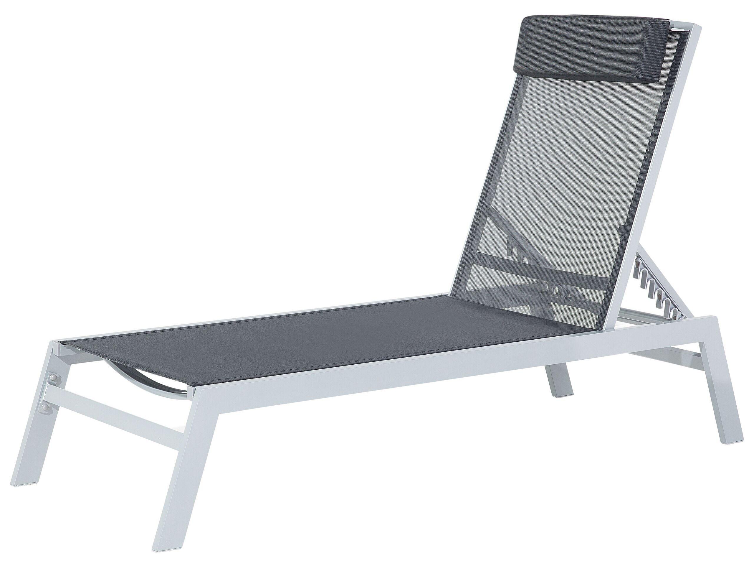Beliani Lettino Prendisole en Alluminio Industriale CATANIA  
