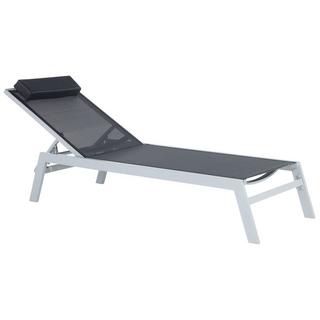 Beliani Lettino Prendisole en Alluminio Industriale CATANIA  