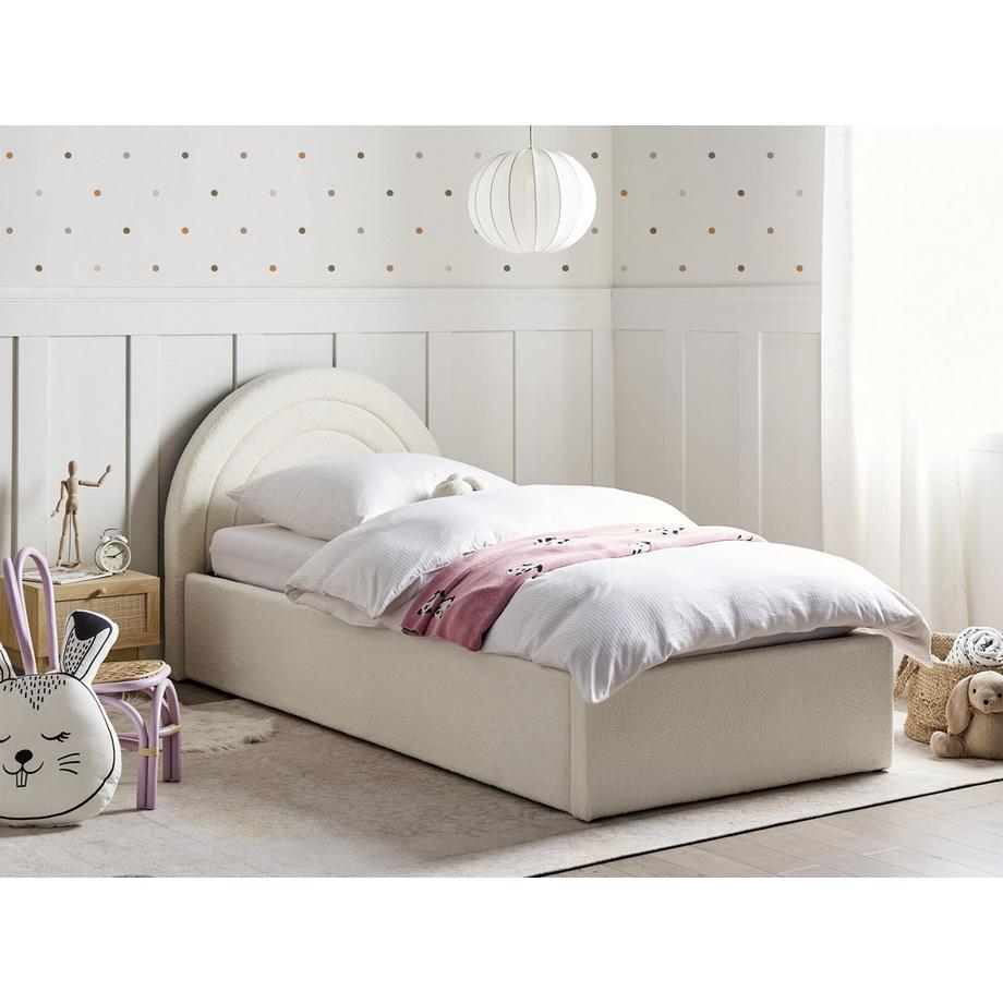 Beliani Letto contenitore per bambini en Bouclé Retrò ANET  