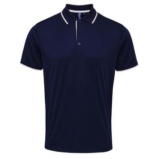 PREMIER Kontrast Coolchecker Polo Shirt  