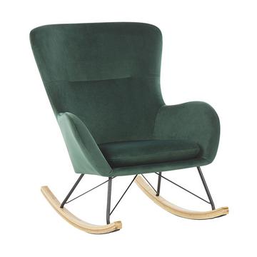 Fauteuil à bascule en Velours Glamour ELLAN