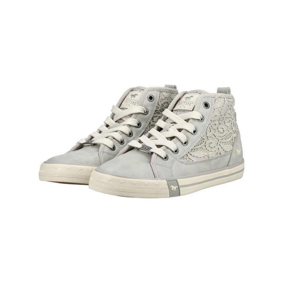 Mustang High Top Sneaker mit Spitzenpanel  