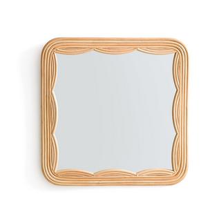La Redoute Intérieurs Miroir carré en rotin H52 cm  