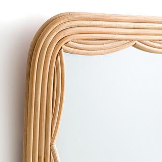 La Redoute Intérieurs Miroir carré en rotin H52 cm  