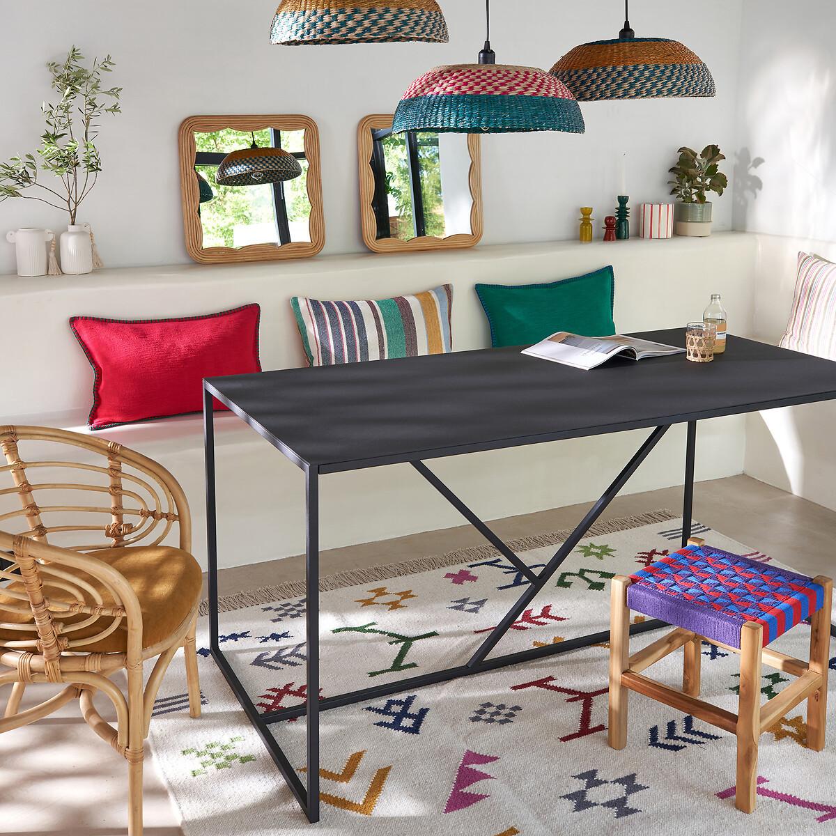 La Redoute Intérieurs Miroir carré en rotin H52 cm  