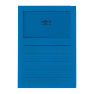 ELCO Sichthülle Ordo 120g A4 29489.33 königsblau, Fenster 100 Stück