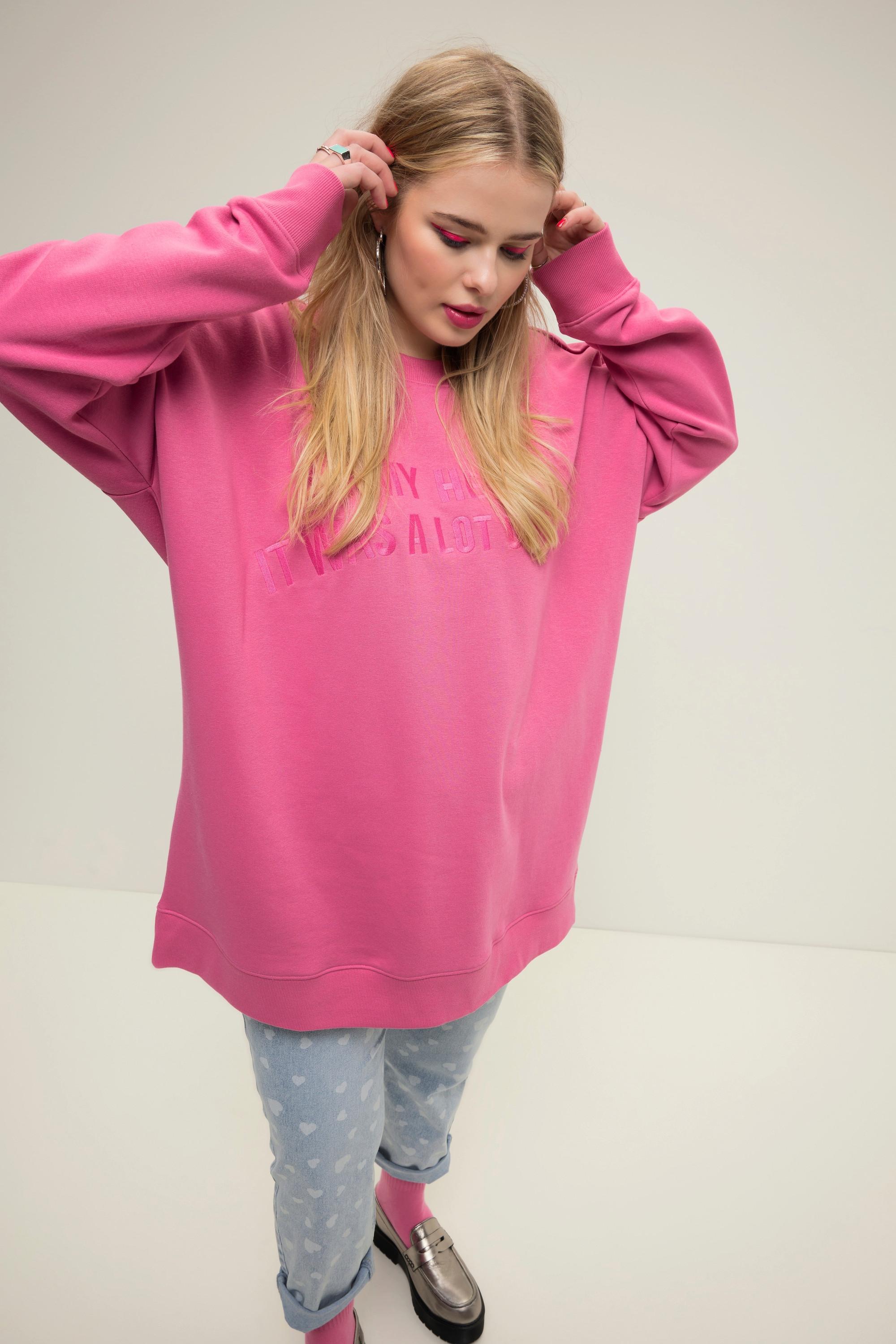 Studio Untold  Sweatshirt, oversized, Stick-Statement, Rundhals, Langarm 