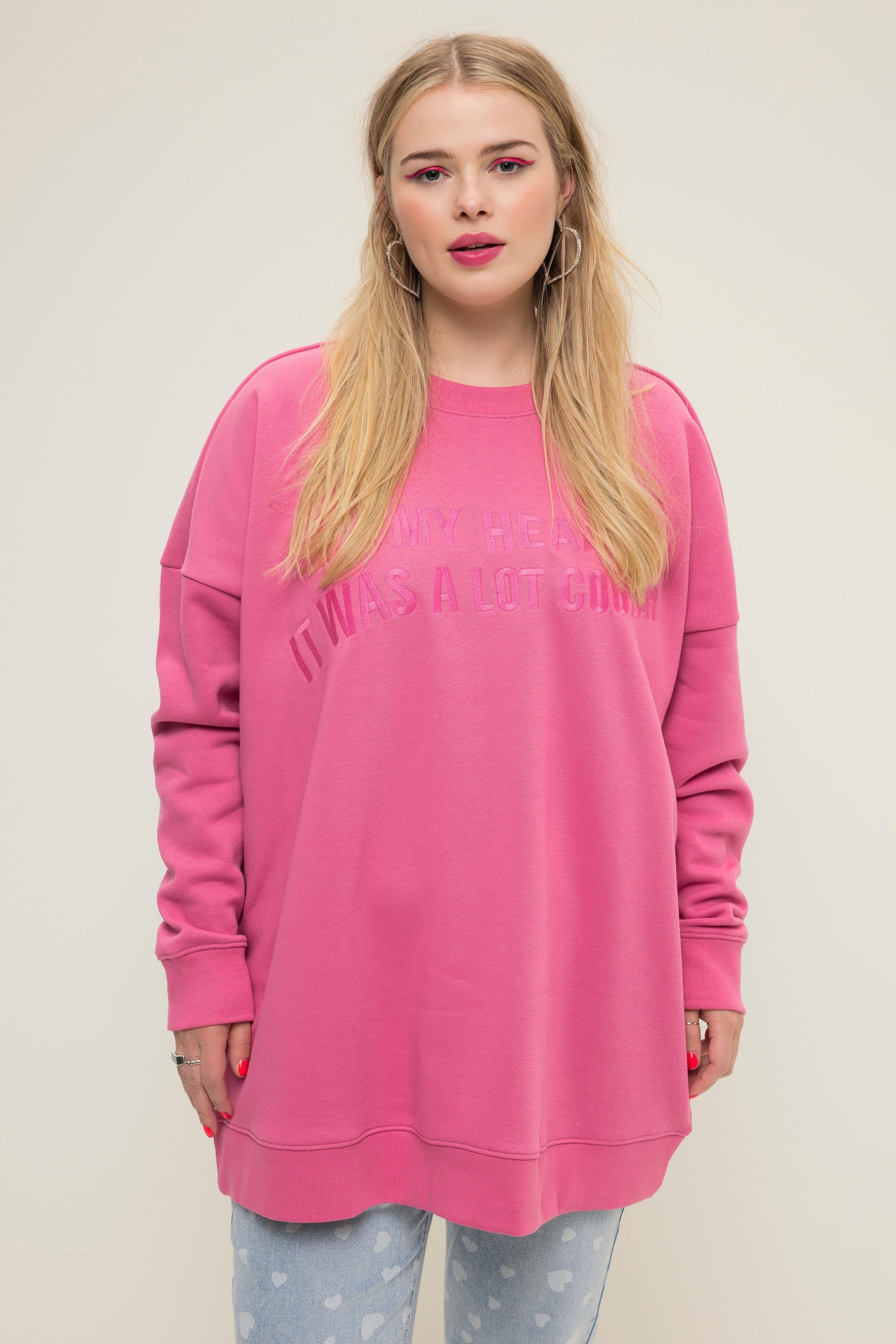 Studio Untold  Sweatshirt, oversized, Stick-Statement, Rundhals, Langarm 