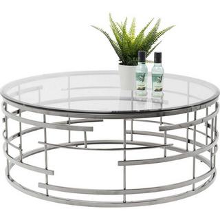 KARE Design Table basse Jupiter Argent 100x100  