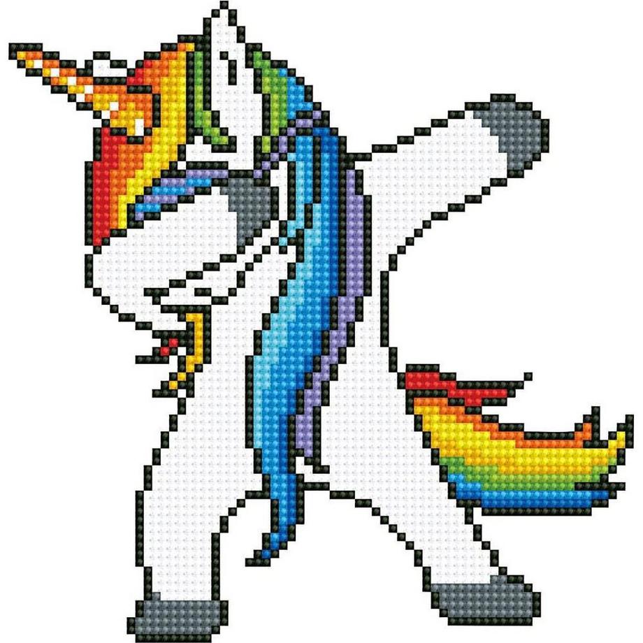 DIAMOND DOTZ  Diamond Painting Set Einhorn Uni Dab 