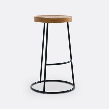 Tabouret de bar en orme H66 cm