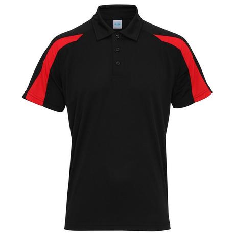 AWDis Kurzarm Polo Shirt mit Kontrast Panel  