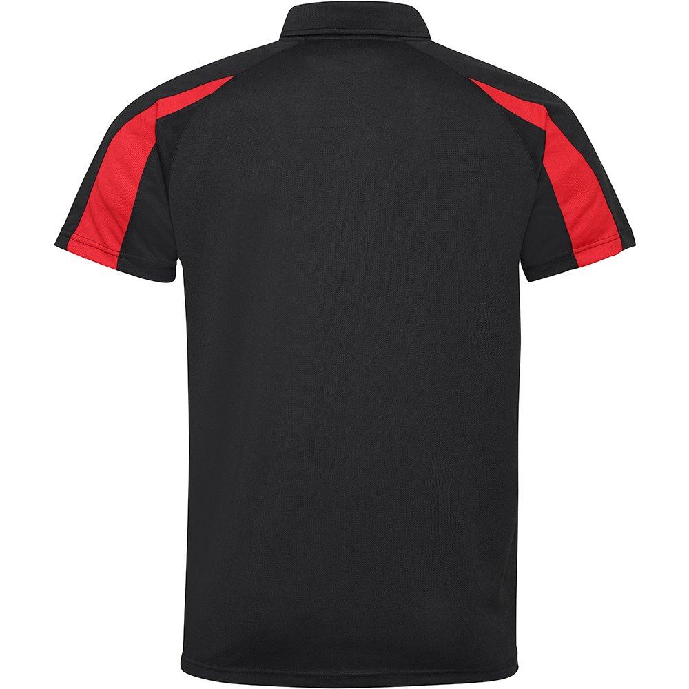 AWDis Kurzarm Polo Shirt mit Kontrast Panel  