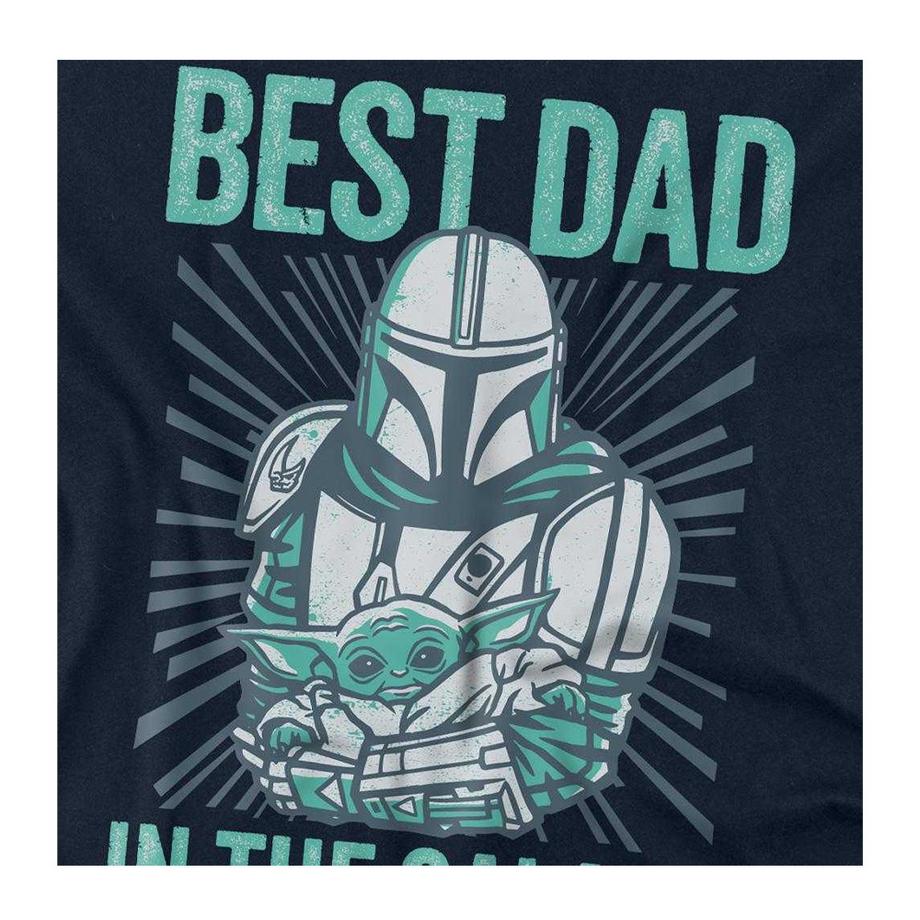 Star Wars: The Mandalorian  Best Dad In The Galaxy Maglietta 