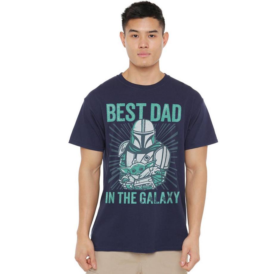 Star Wars: The Mandalorian  Best Dad In The Galaxy Maglietta 