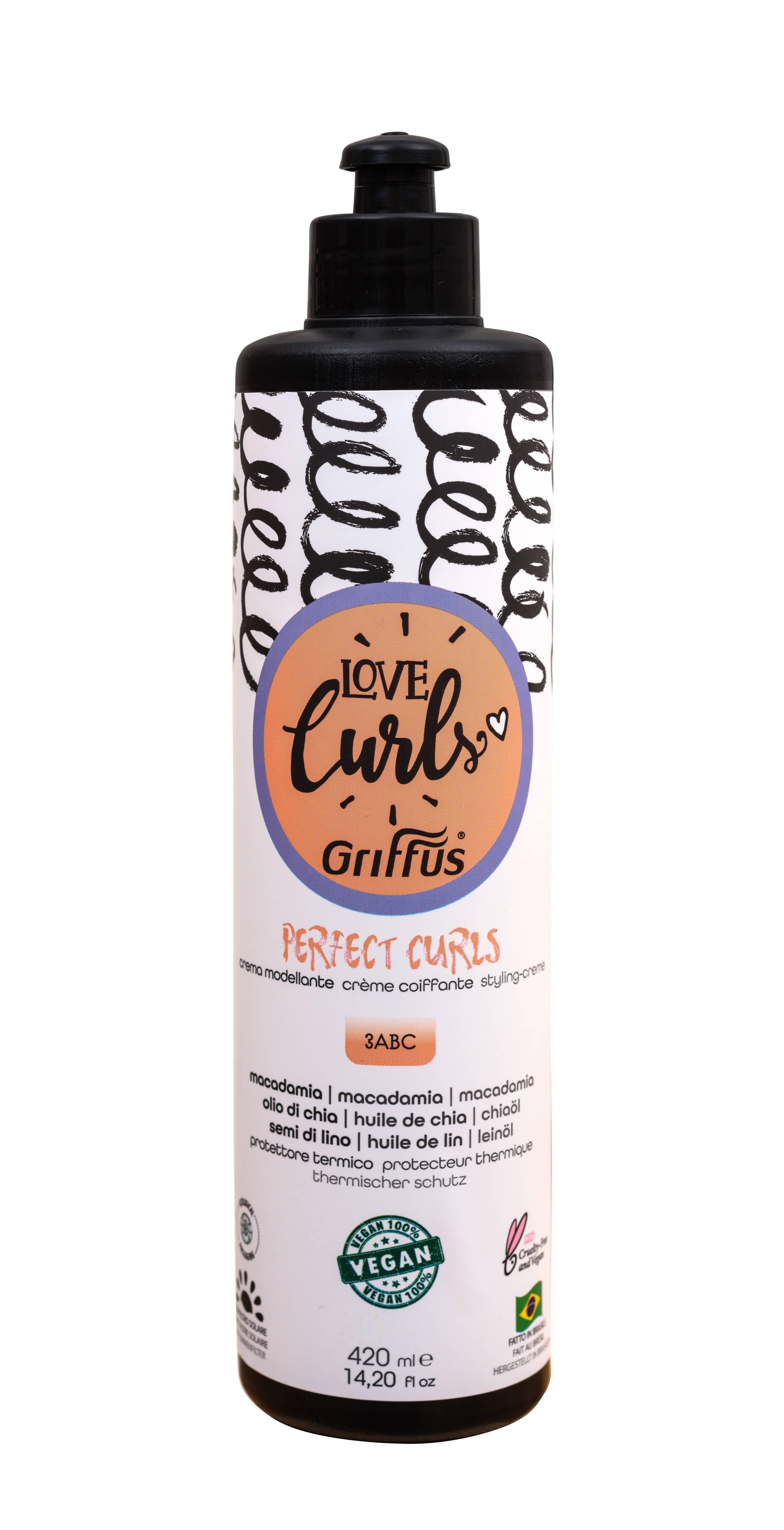 Griffus  Griffus Love Curls Perfect Curls Styling Creme 420 ML 3ABC lockiges haar 