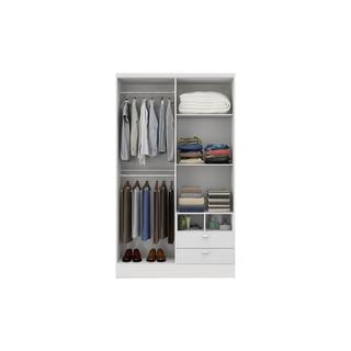 Vente-unique Kleiderschrank mit 4 Türen + 2 Schubladen ODILON  