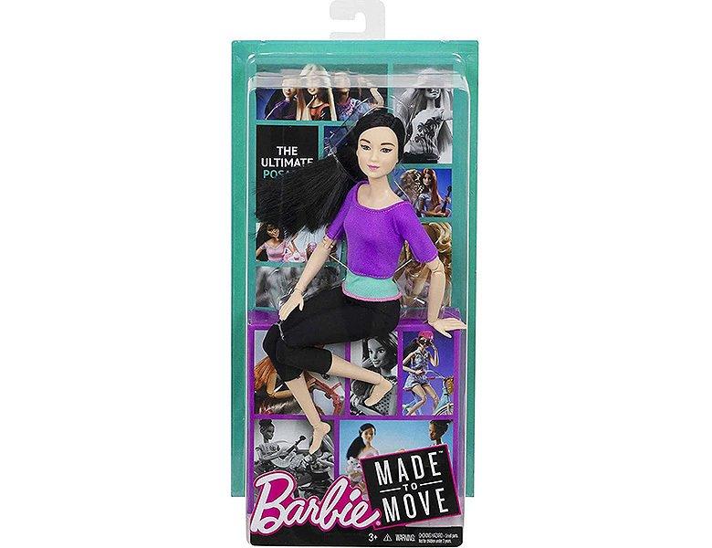 Barbie  Made to Move Puppe im Sportoutfit Violett 
