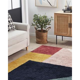 Beliani Tapis en Coton Moderne JALGAON  