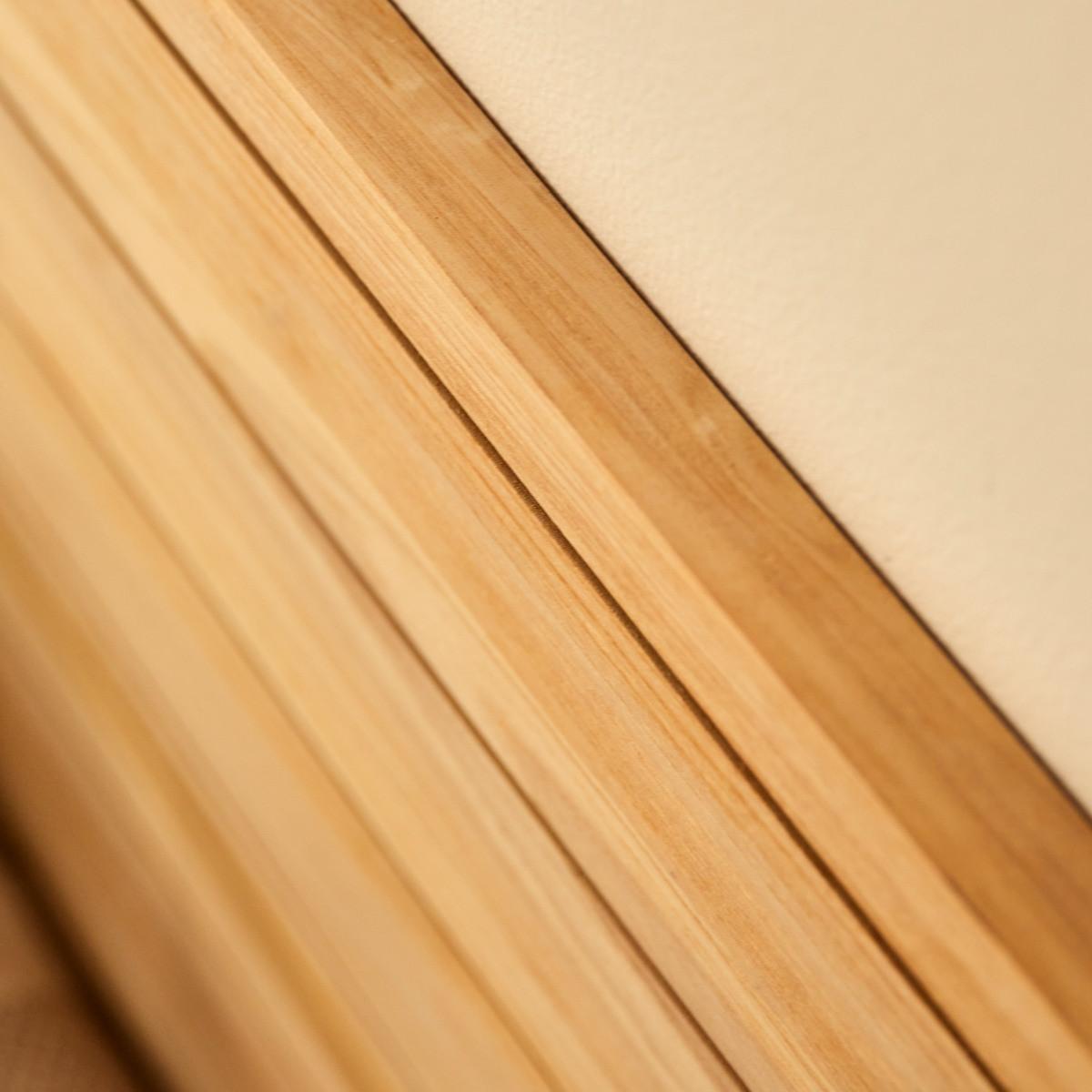 Tikamoon Testiera in teak massello 165 cm Minimalys  