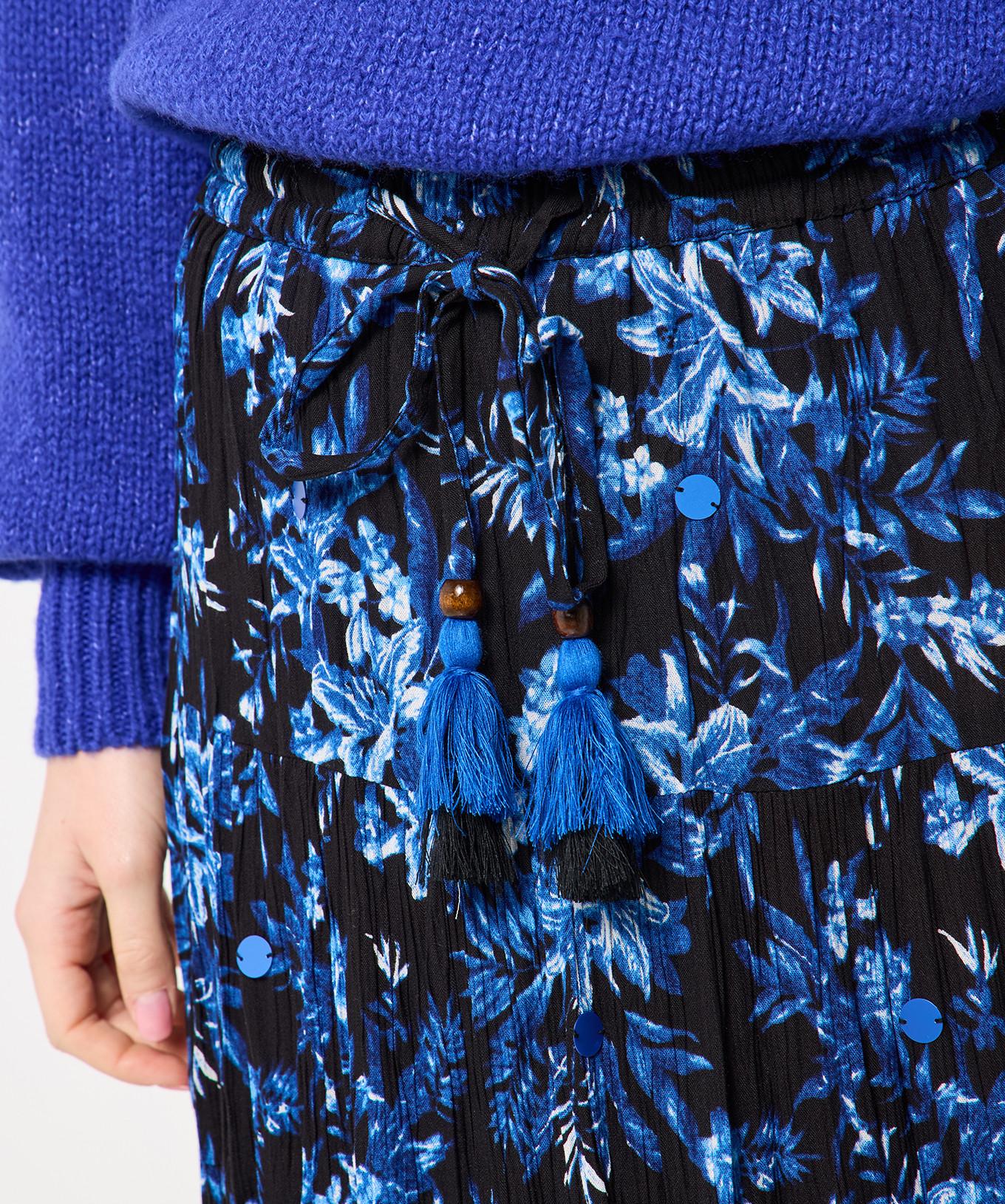 Joe Browns Geblümter Maxirock mit Knopfleiste  