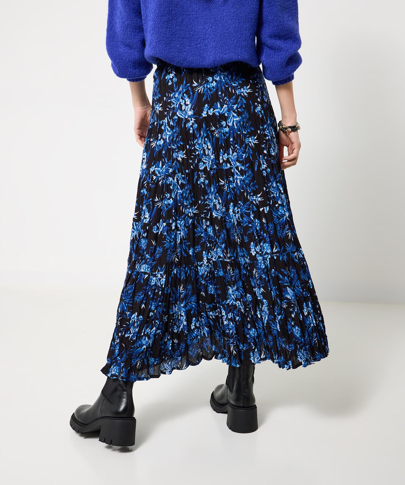 Joe Browns Geblümter Maxirock mit Knopfleiste  