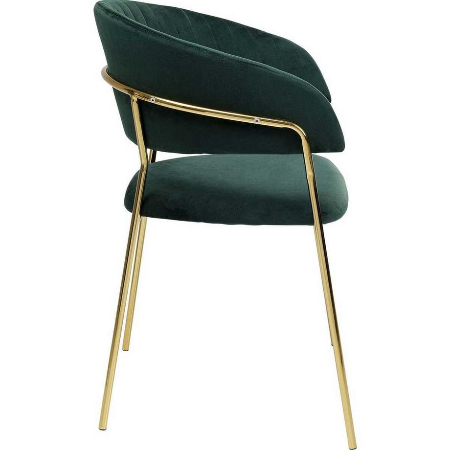 KARE Design Chaise avec accoudoirs Belle vert (set de 2)  