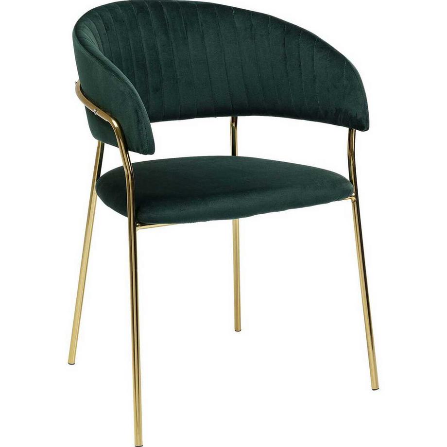 KARE Design Chaise avec accoudoirs Belle vert (set de 2)  