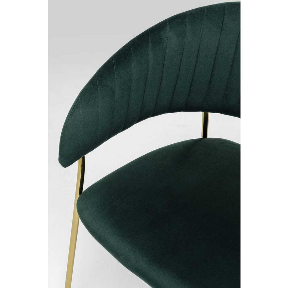 KARE Design Chaise avec accoudoirs Belle vert (set de 2)  