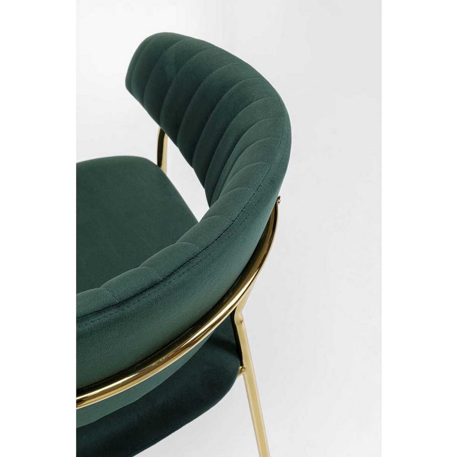 KARE Design Chaise avec accoudoirs Belle vert (set de 2)  