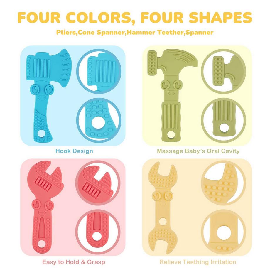 Activity-board  Beißring für Babys, Kauspielzeug, Greifspielzeug, Beißspielzeug 