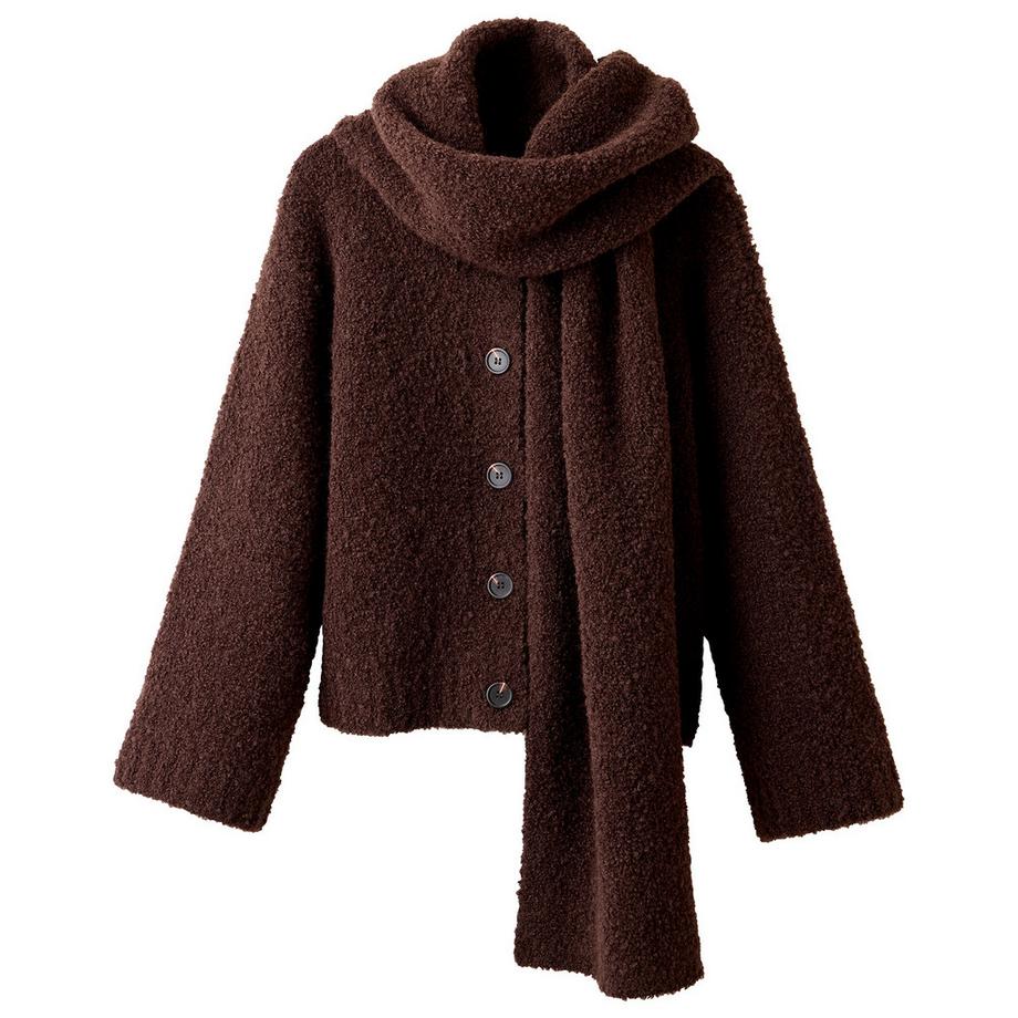 Joe Browns Cardigan Douillet avec Écharpe Promenades Hivernales  