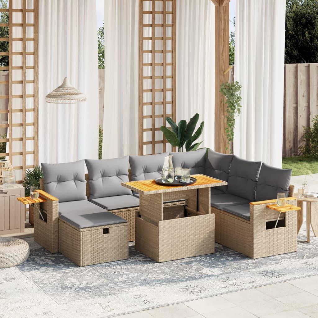 VidaXL Garten sofagarnitur poly-rattan  