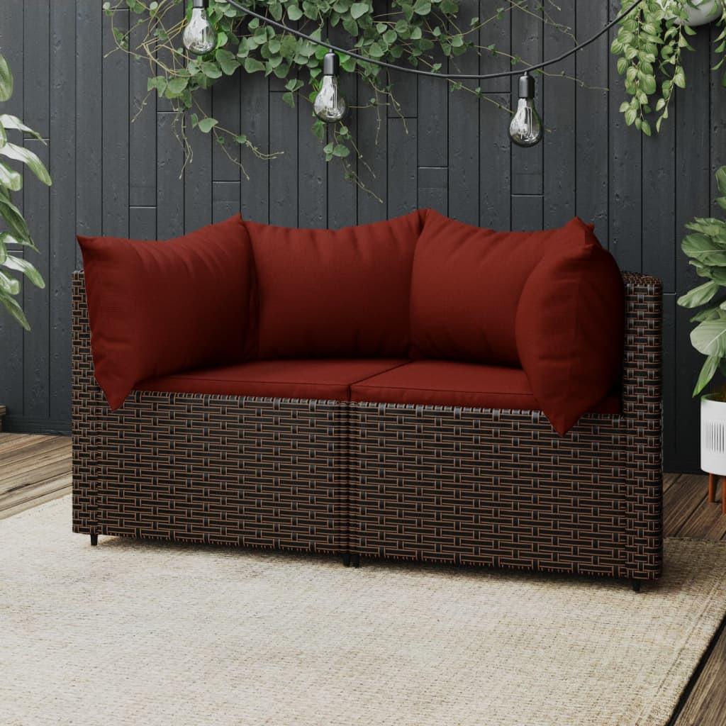 VidaXL Ecksofa poly-rattan  