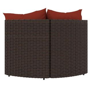 VidaXL Ecksofa poly-rattan  