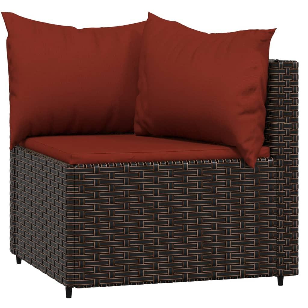 VidaXL Ecksofa poly-rattan  