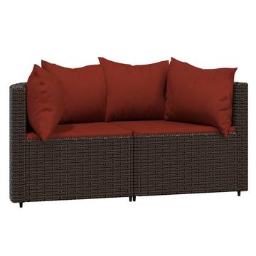 Ecksofa poly-rattan