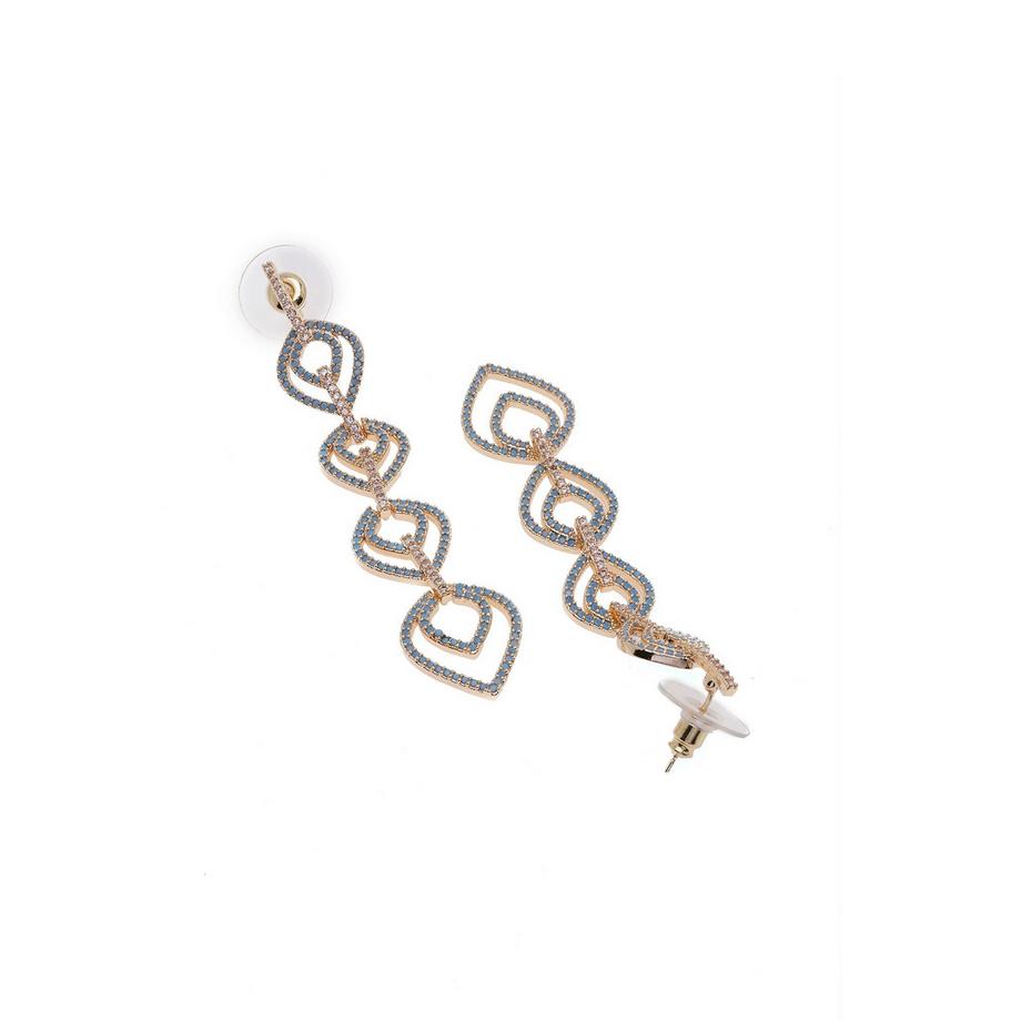 AVANT-GARDE PARIS  Türkis-Tränentropfen-Hängeohrringe 