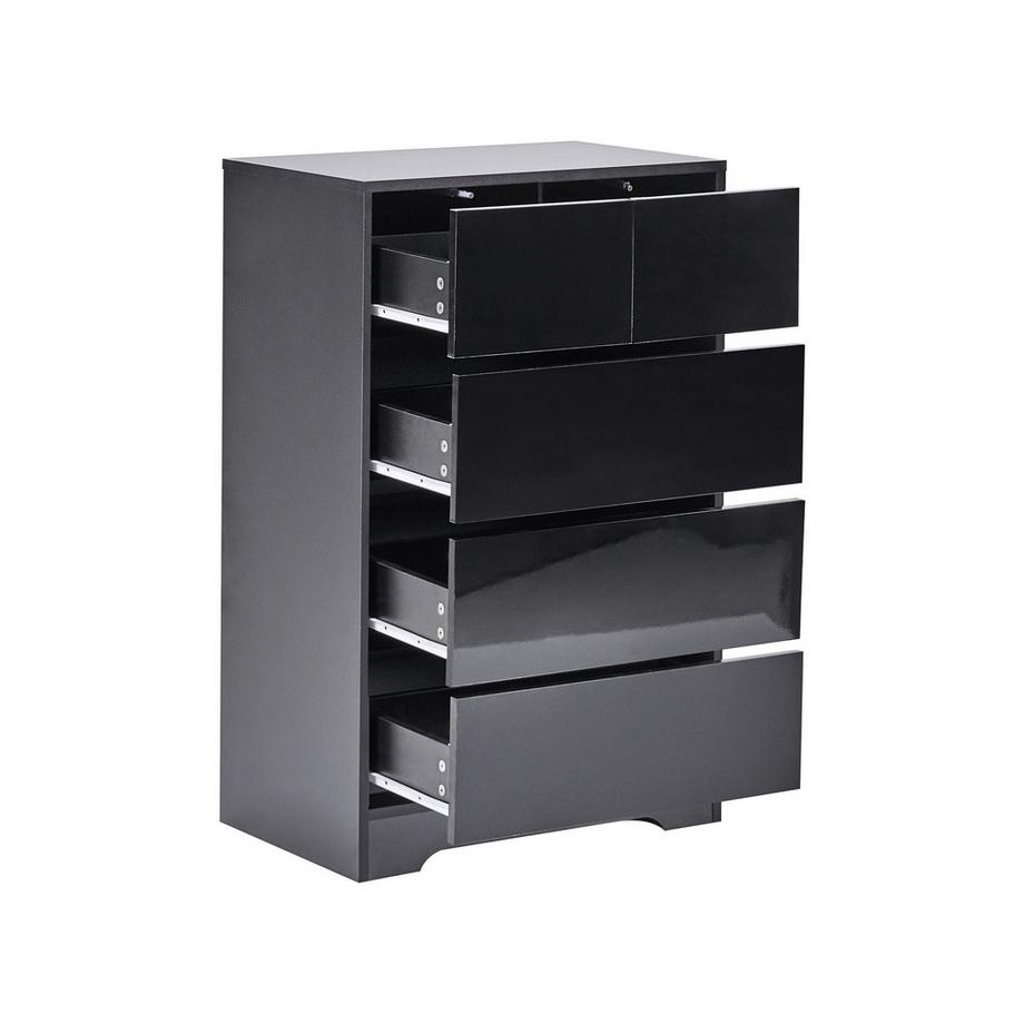 Beliani Kommode mit 5 Schubladen aus MDF-Platte Skandinavisch ALBERTA  