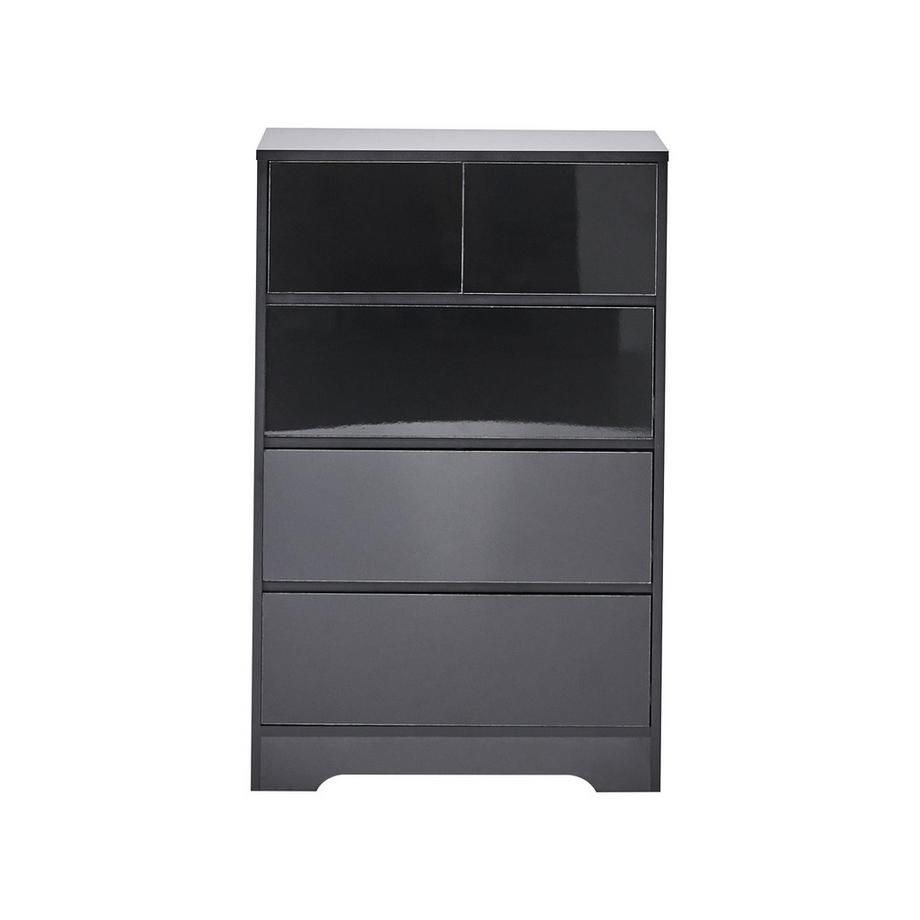 Beliani Kommode mit 5 Schubladen aus MDF-Platte Skandinavisch ALBERTA  