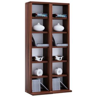 VCM Holz CD DVD Stand Regal Schrank Aufbewahrung Standregal Ständer Milano  