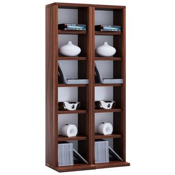 Holz CD DVD Stand Regal Schrank Aufbewahrung Standregal Ständer Milano