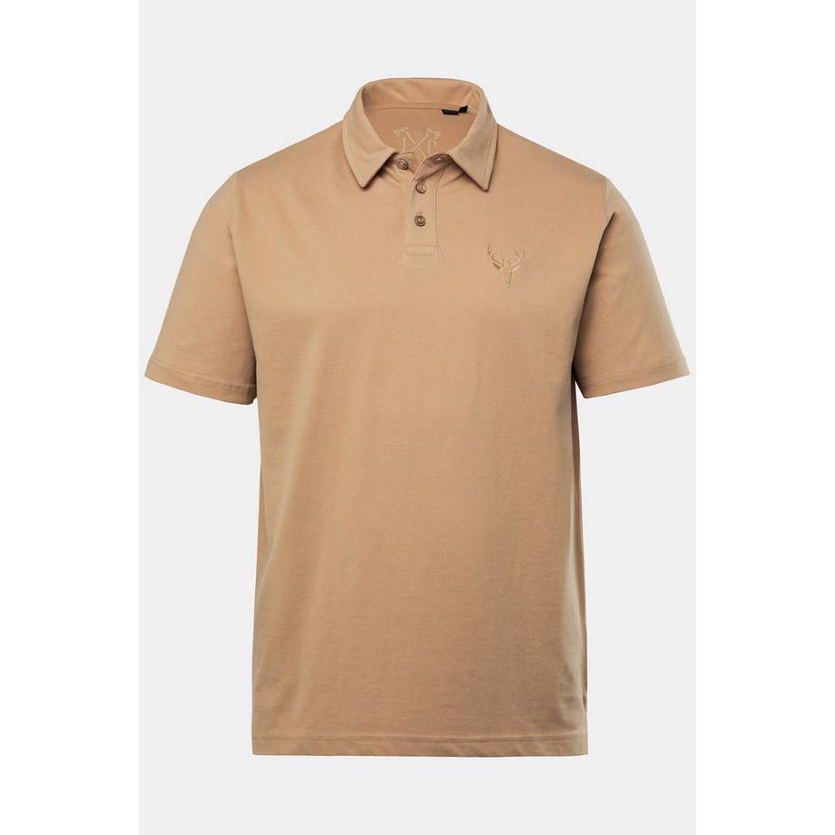 JP1880 Polo Manches Courtes Piqué Broderie Traditionnelle  