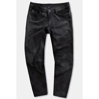 JP1880  Pantalon regular Fit 5 poches en cuir de buffle 