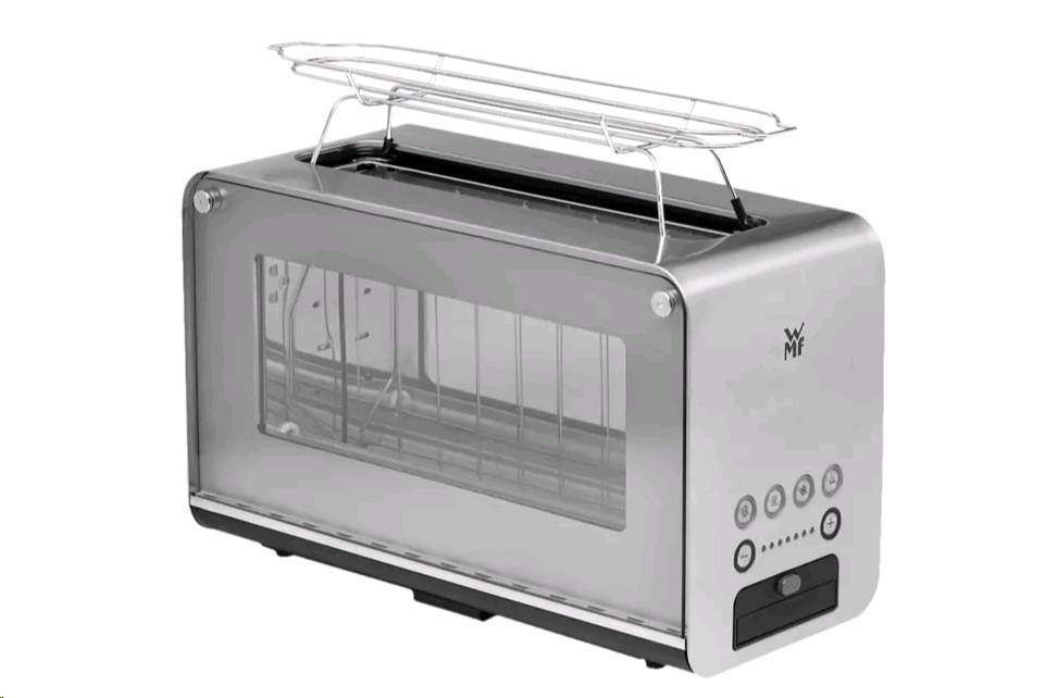 WMF Lono - Glas-Toaster mit Brötchenaufsatz  
