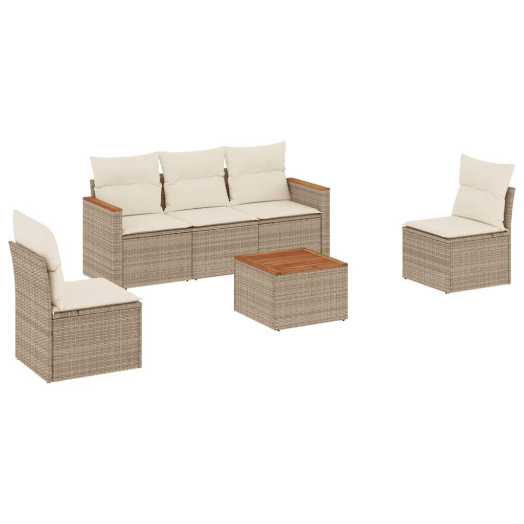 VidaXL Garten sofagarnitur poly-rattan  