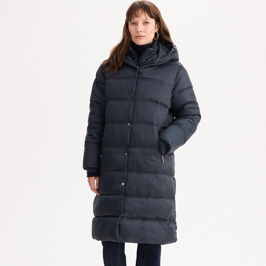 La Redoute Collections Piumino lungo con cappuccio fisso e cerniera  