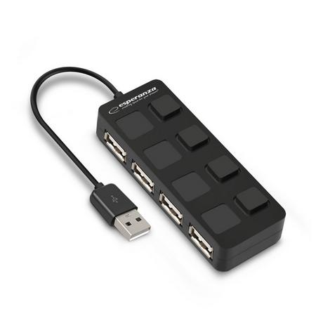 ESPERANZA  Concentrateur USB 2.0 4 ports Esperanza 
